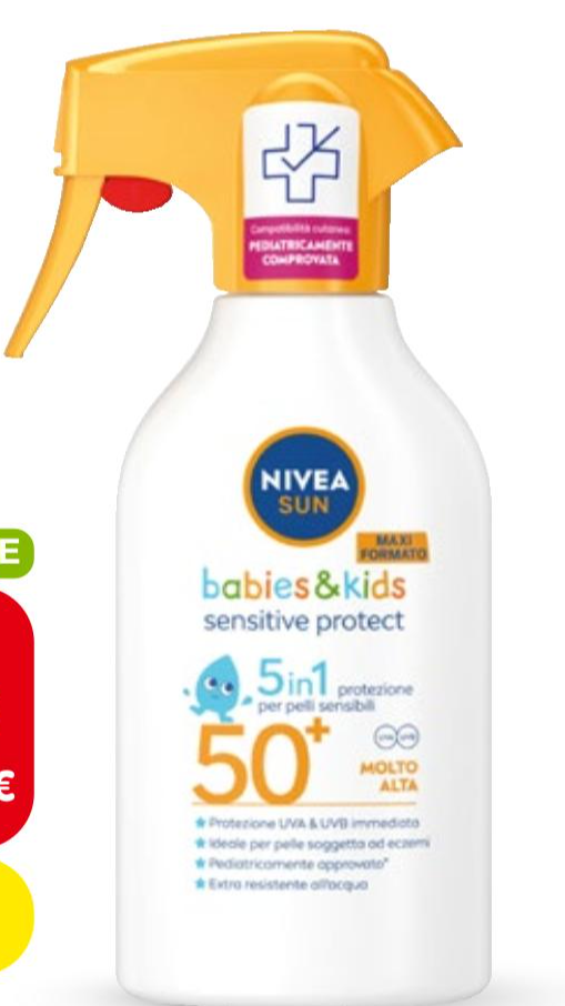 Nivea Sun Babies & Kids Sensitive Protect SPF 50+ - Akcija u trgovini Bipa