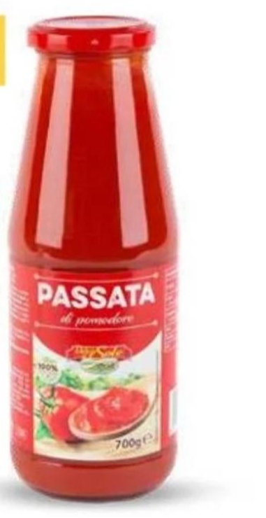 Passata di Pomodore pasirana rajčica 700 g Akcija u trgovini Eurospin