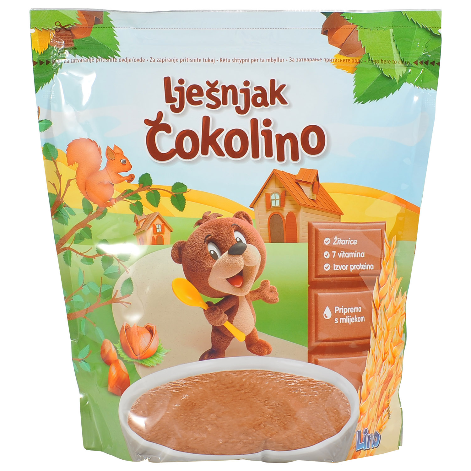 Lino Čokolino lješnjak 1 kg Podravka Akcija u trgovini NTL