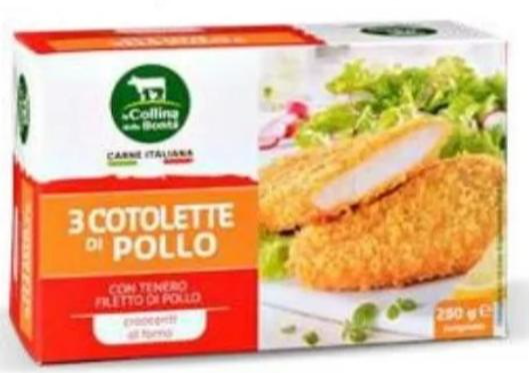 Collina della Bontà Panirani pileći odrezak 3 KOM, 280 g - Akcija u trgovini Eurospin