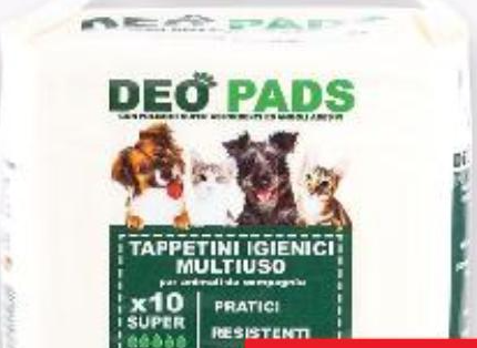 DEO PADS Higijenske podloge za kućne ljubimce 10/1 - Akcija u trgovini Kaufland