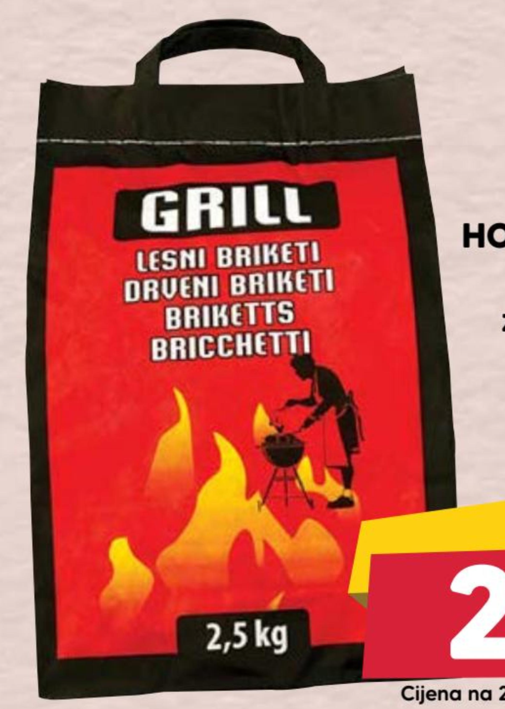 BIOLES HORIZONT Briketi za roštilj 2,5 kg - Akcija u trgovini Pivac