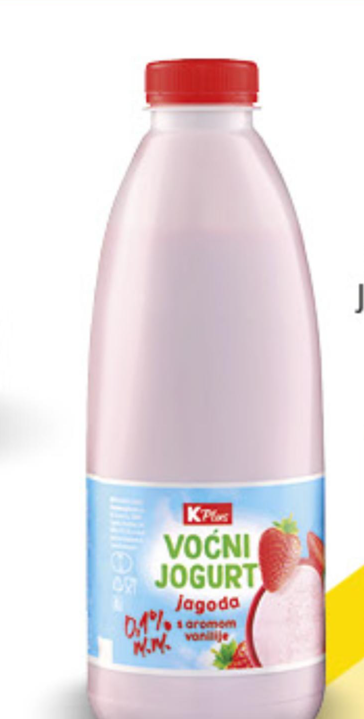 K PLUS VOĆNI JOGURT 1l - Akcija u trgovini Konzum