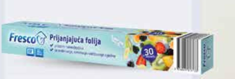 Prijanjajuća folija 30 m Fresco - Akcija u trgovini Plodine