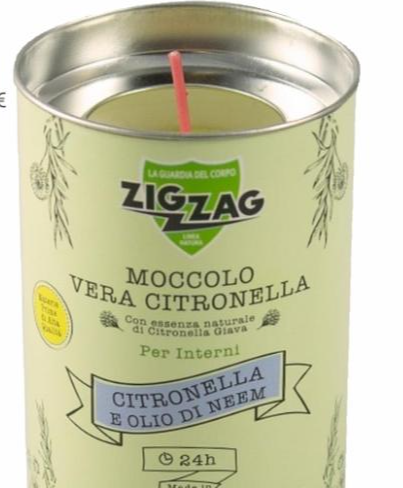 Svijeća Zig Zag Citron 1 komad - Akcija u trgovini Boso