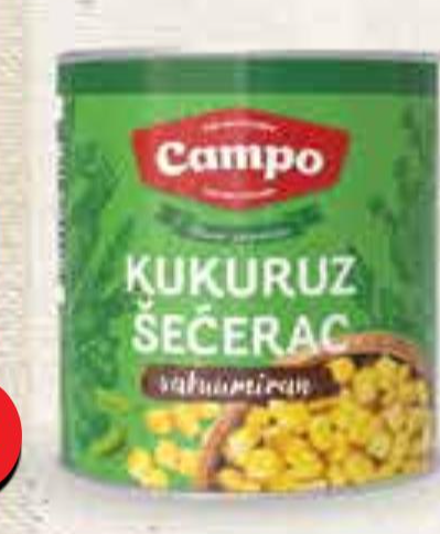 Campo Kukuruz šećerac 340 g - Akcija u trgovini Plodine