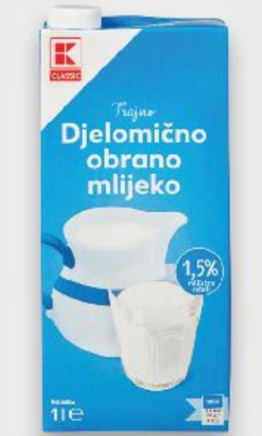 Trajno mlijeko 1 L K Classic - Akcija u trgovini Kaufland