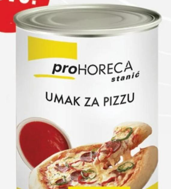 Umak za pizzu 4100 g proHORECA stanić - Akcija u trgovini Stanić Diskont