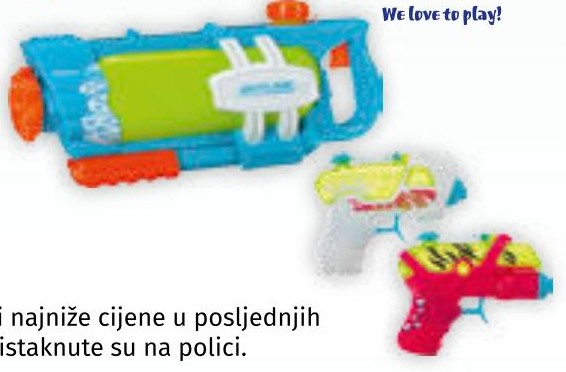 Toy Place Vodene Pištolje - Akcija u trgovini Mueller
