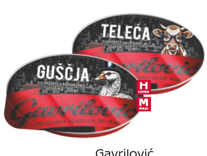 Gavrilović Pašteta 100 g - Akcija u trgovini Tommy