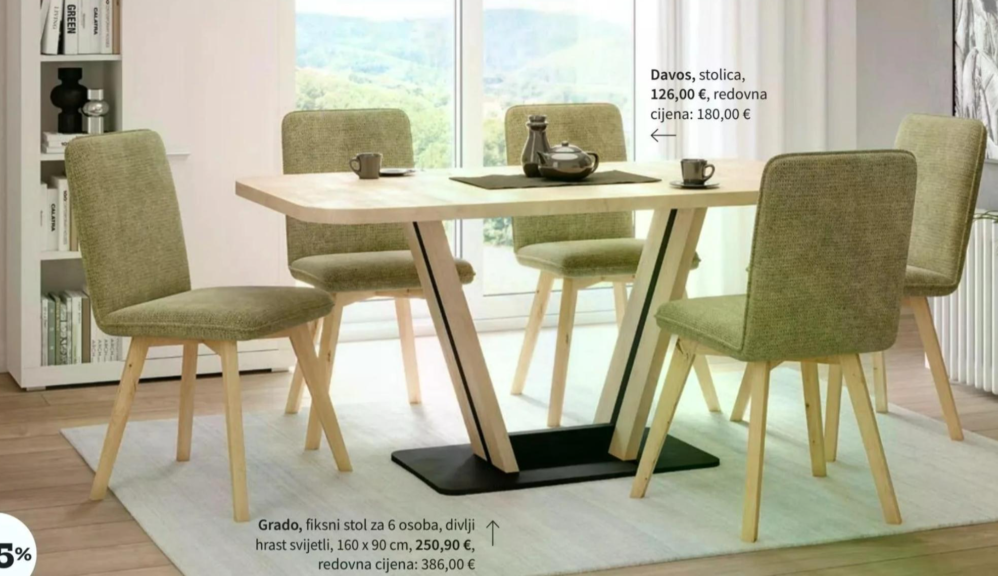Grado stol - Akcija u trgovini Prima