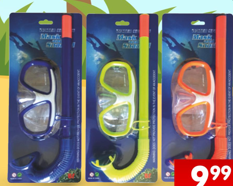Set maska i disalica 1 set - Akcija u trgovini Interspar