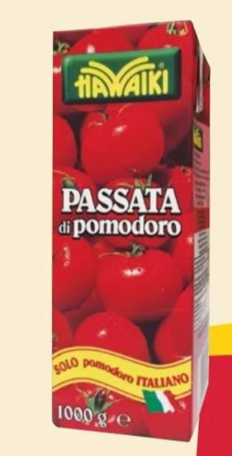 HAWAIKI Rajčica pasirana 1000g - Akcija u trgovini Pivac