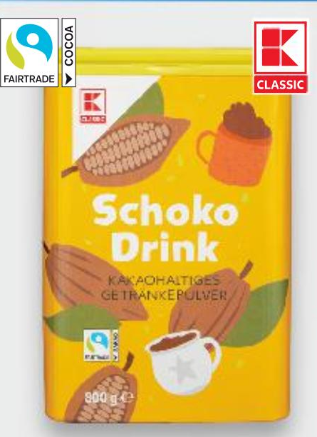 K Classic Schoko Drink 800 g - Akcija u trgovini Kaufland