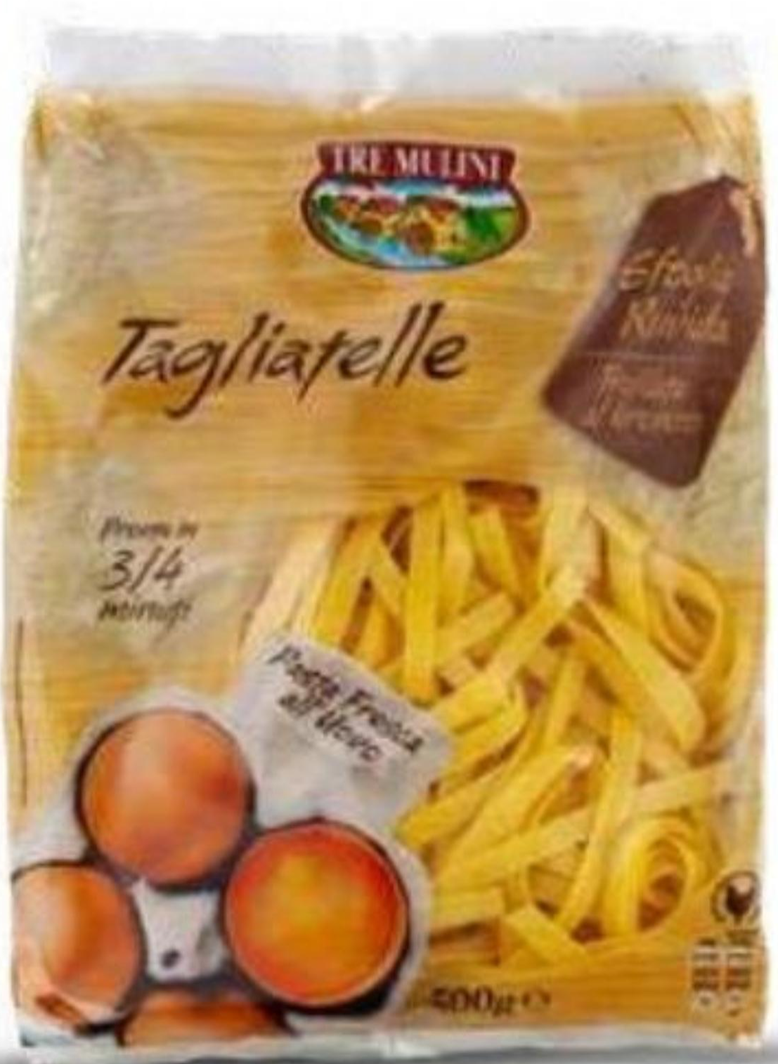 Tagliatelle s jajima 500 g Tre Mulini - Akcija u trgovini Eurospin