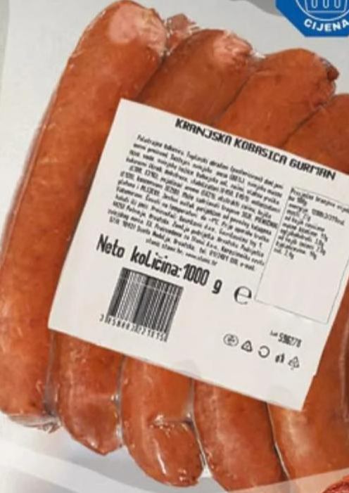 Kranjska kobasica 1 kg - Akcija u trgovini Stanić Diskont