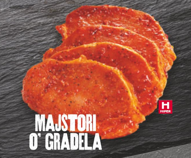 Majstori o' gradela Svinjski kare 1 kg - Akcija u trgovini Tommy