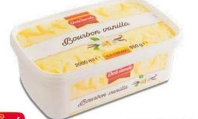 Sladoled Bourbon vanilija 2 L Dolciando - Akcija u trgovini Eurospin