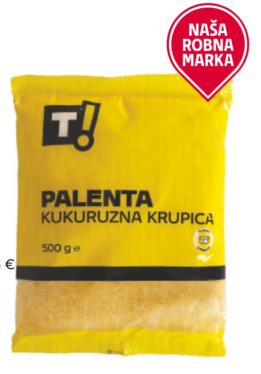 T! Palenta 500 g Akcija u trgovini Tommy