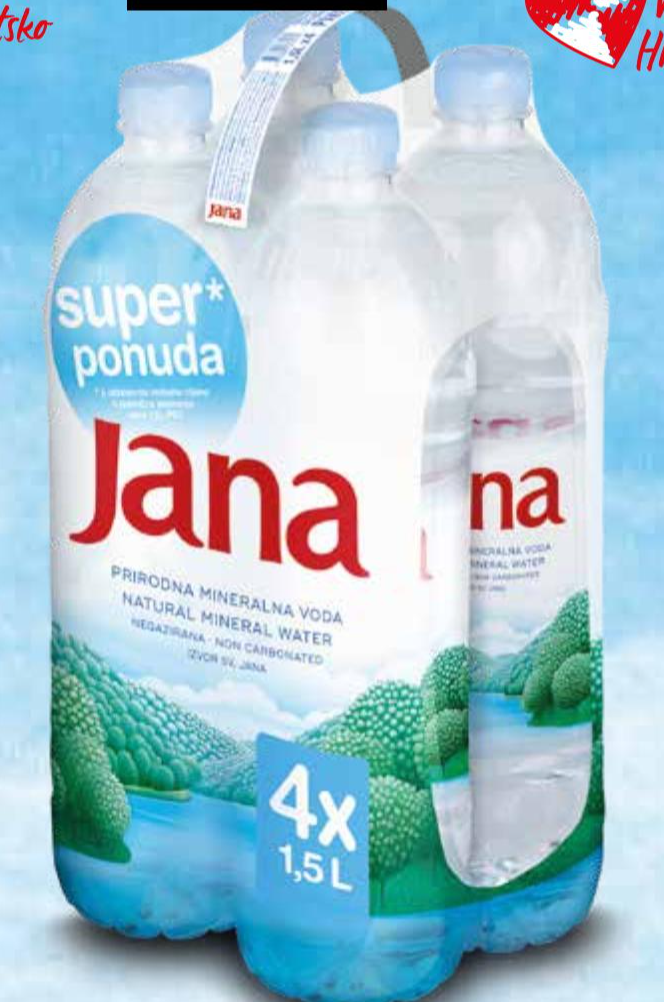 Jamnica prirodna izvorska voda 6x1,5 l Akcija u trgovini Studenac