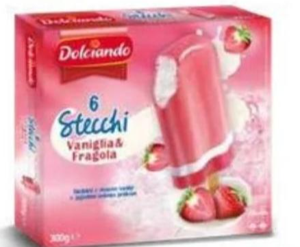 Štapići vanilija i jagoda 6 KOM, 300 g Dolciando - Akcija u trgovini Eurospin