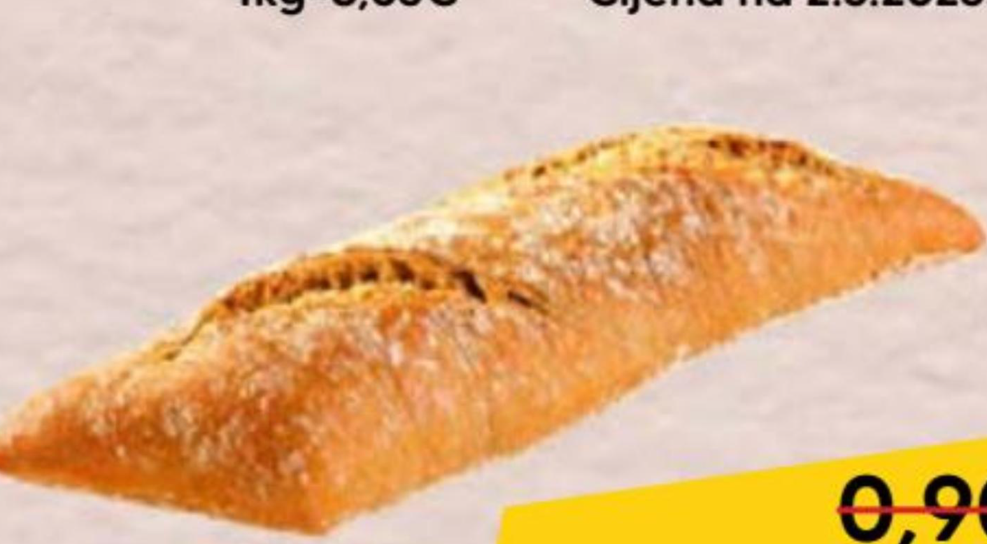 PONS Rustik baget 255g - Akcija u trgovini Pivac