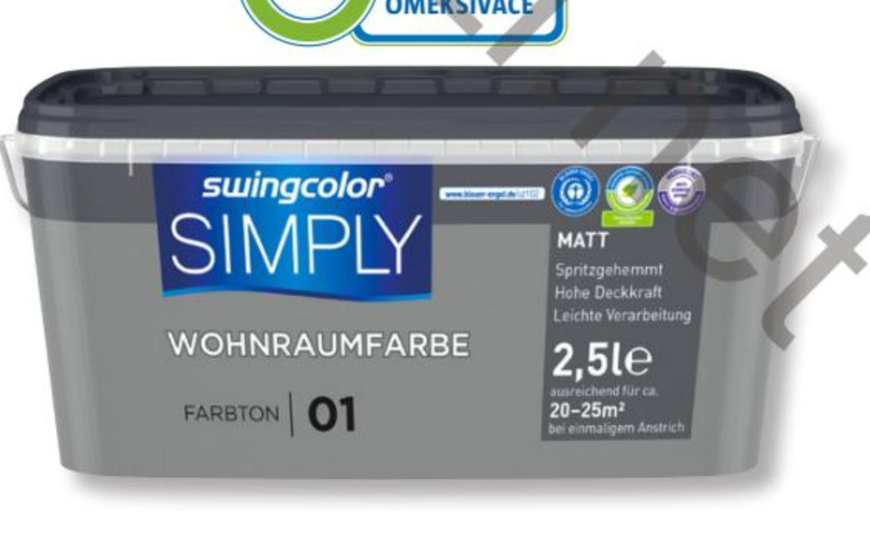 Unutarnja disperzijska boja 'Simply' 1 l swingcolor - Akcija u trgovini Bauhaus