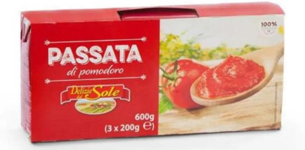 Delizie Sole pasirana rajčica 3 x 200 g Akcija u trgovini Eurospin