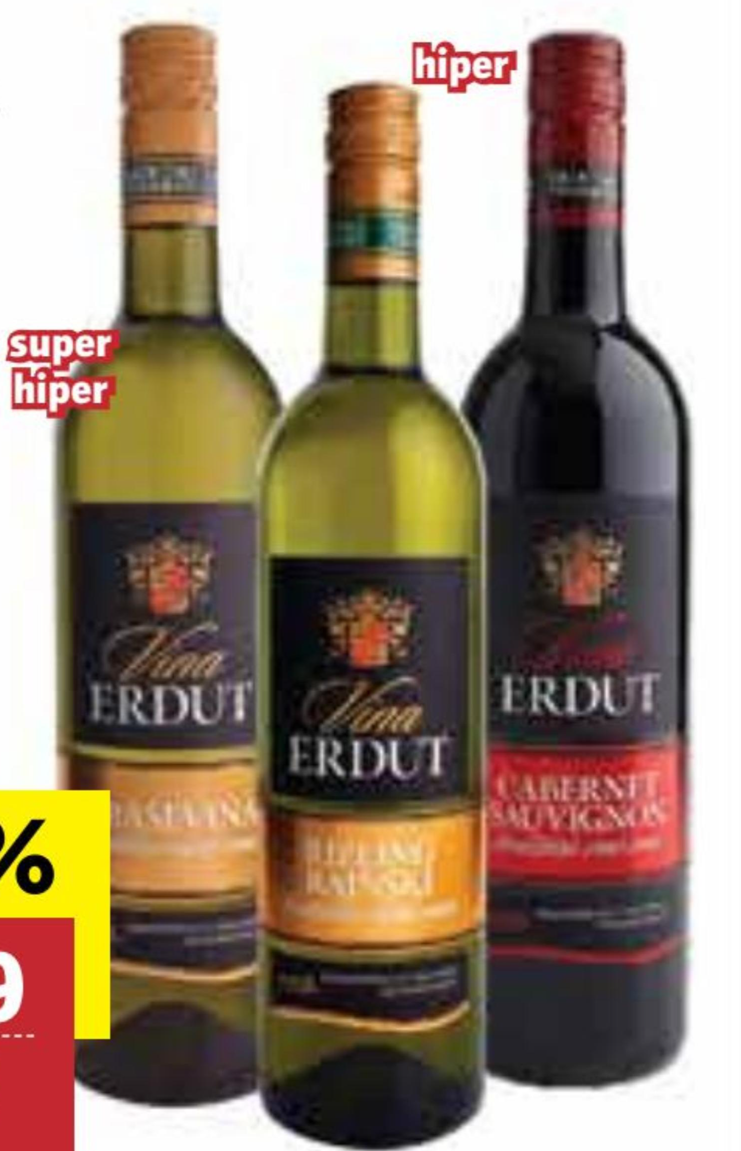ERDUT Vino 0,75 l - Akcija u trgovini Ribola