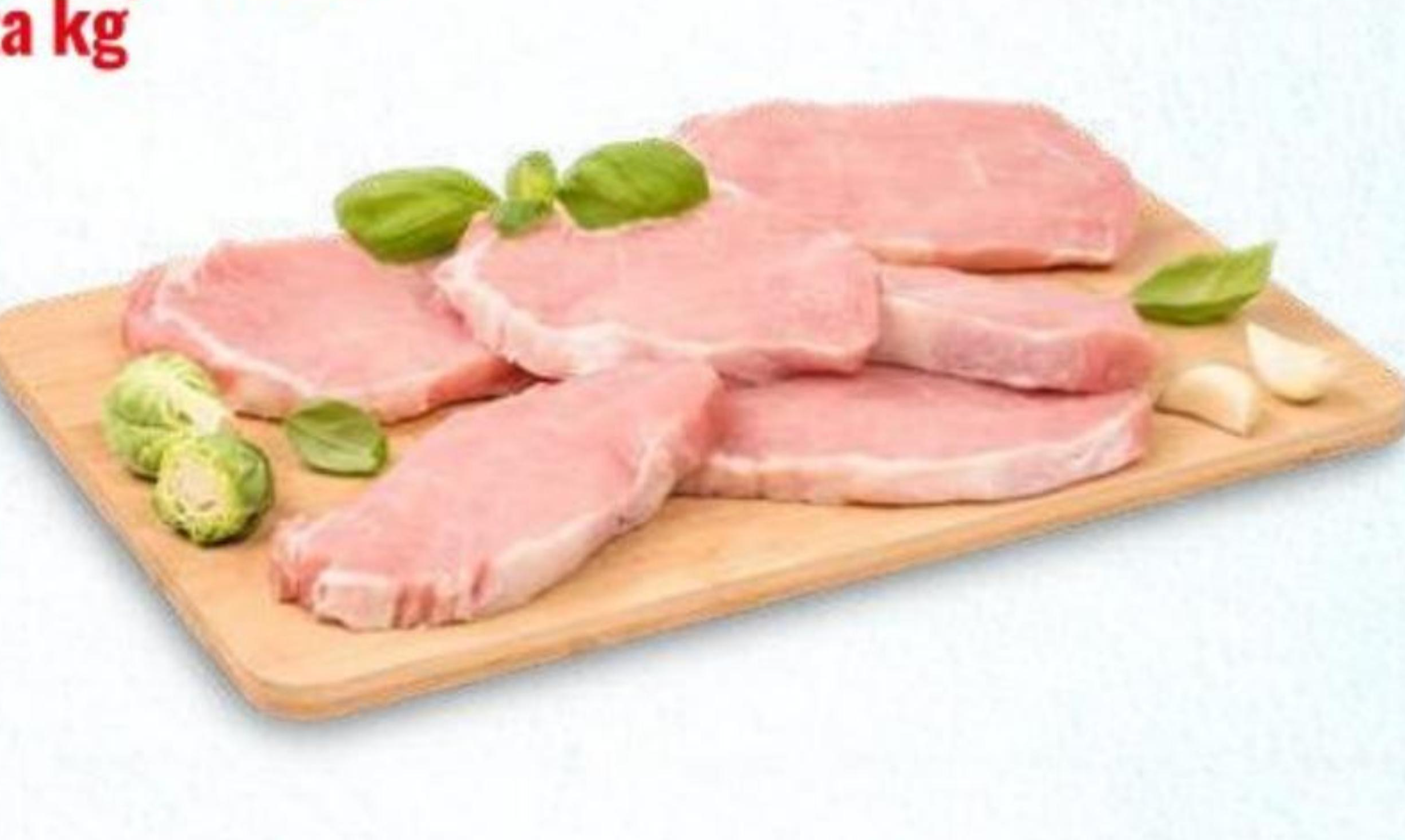 Svinjska slabina i leđa bez kosti odrezak - Akcija u trgovini Eurospin