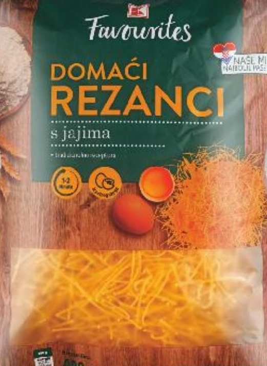 Favourites Domaći rezanci 400 g - Akcija u trgovini Kaufland