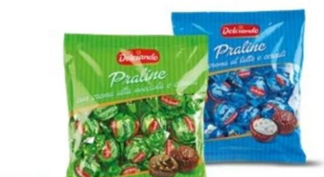 ČOKOLADNE PRALINE MLIJEČNA KREMA/LJEŠNJAK 200 g Dolciando - Akcija u trgovini Eurospin