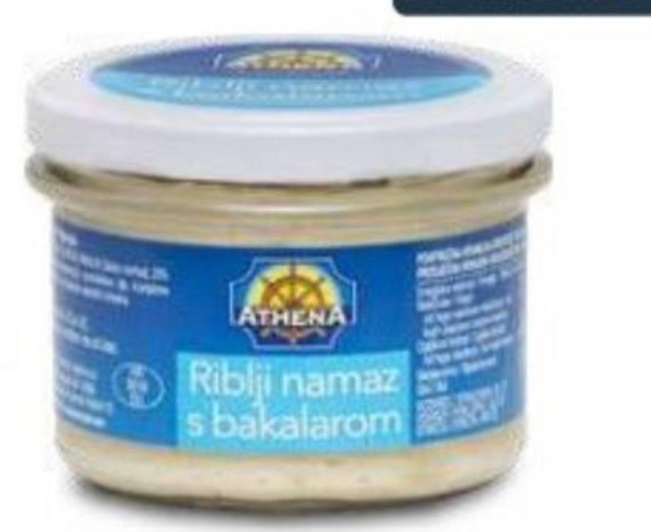 Riblji namaz s bakalarom 165 g Athena - Akcija u trgovini Eurospin