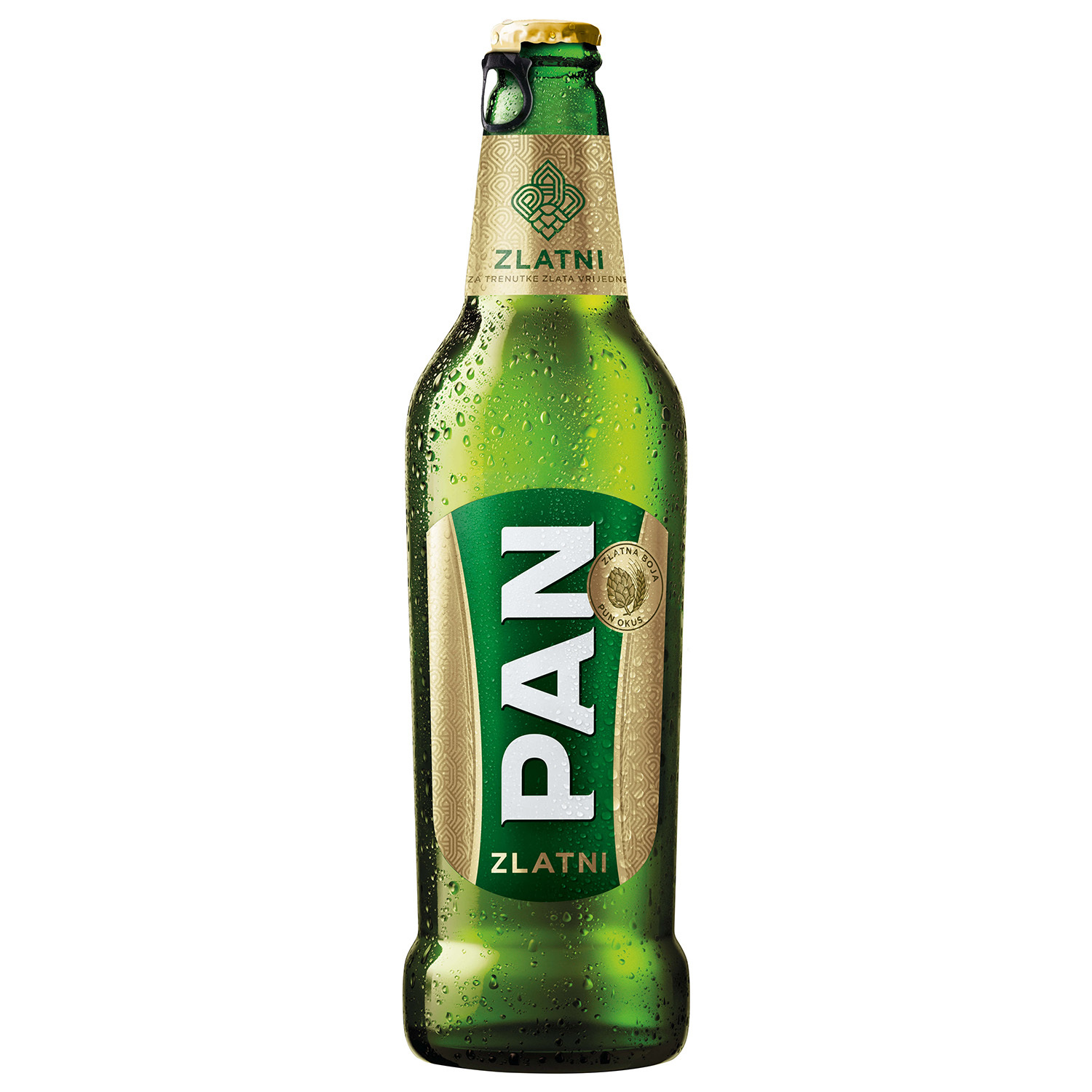 Pivo Lager 4,8% alk., Zlatni 5% alk. 0,5 l Pan - Akcija u trgovini NTL
