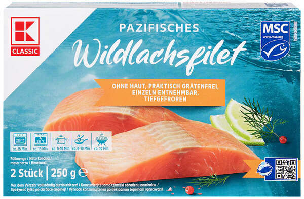 File divljeg lososa 2x125 g Classic - Akcija u trgovini Kaufland