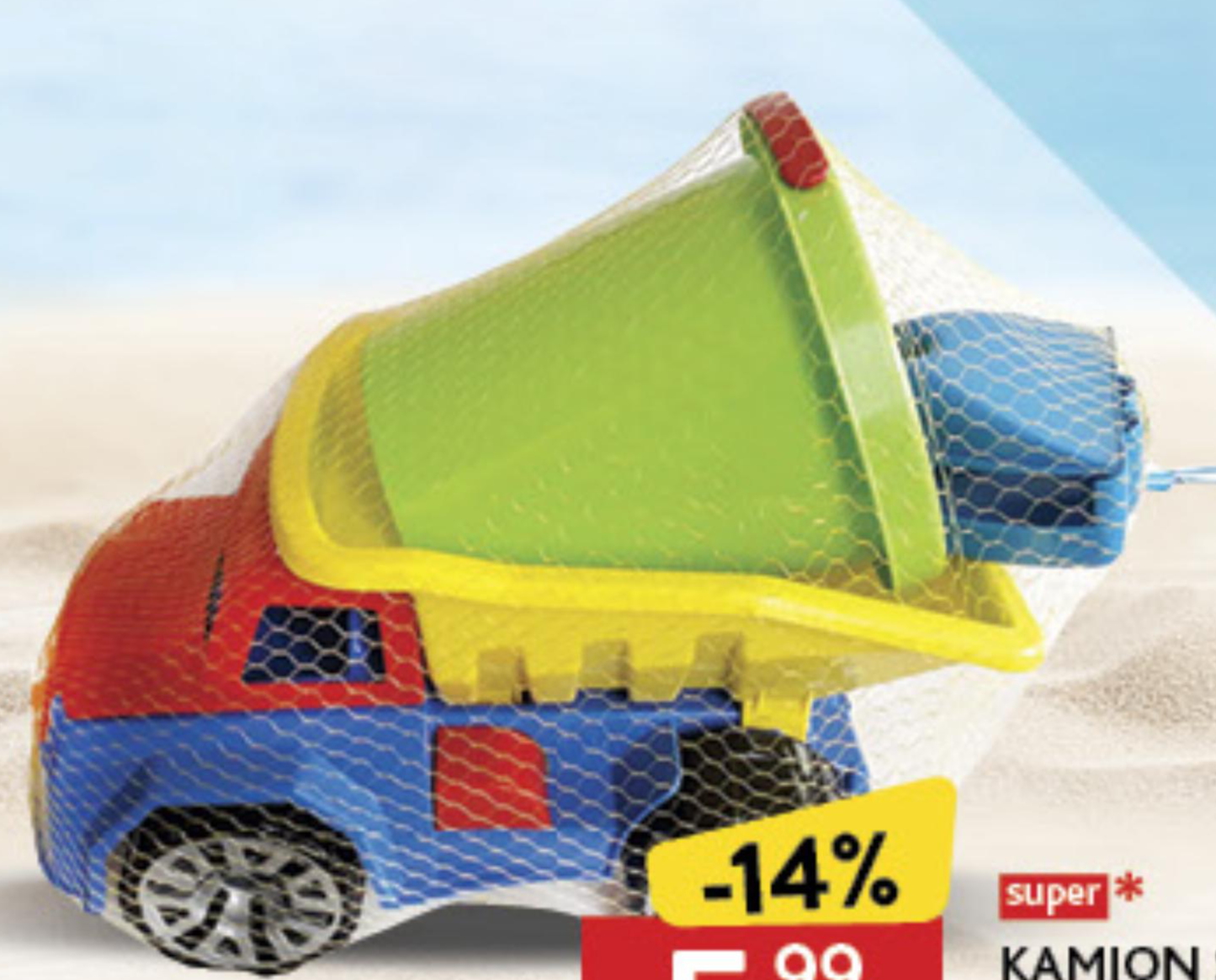 Kamion s kanticom kom - Akcija u trgovini Konzum