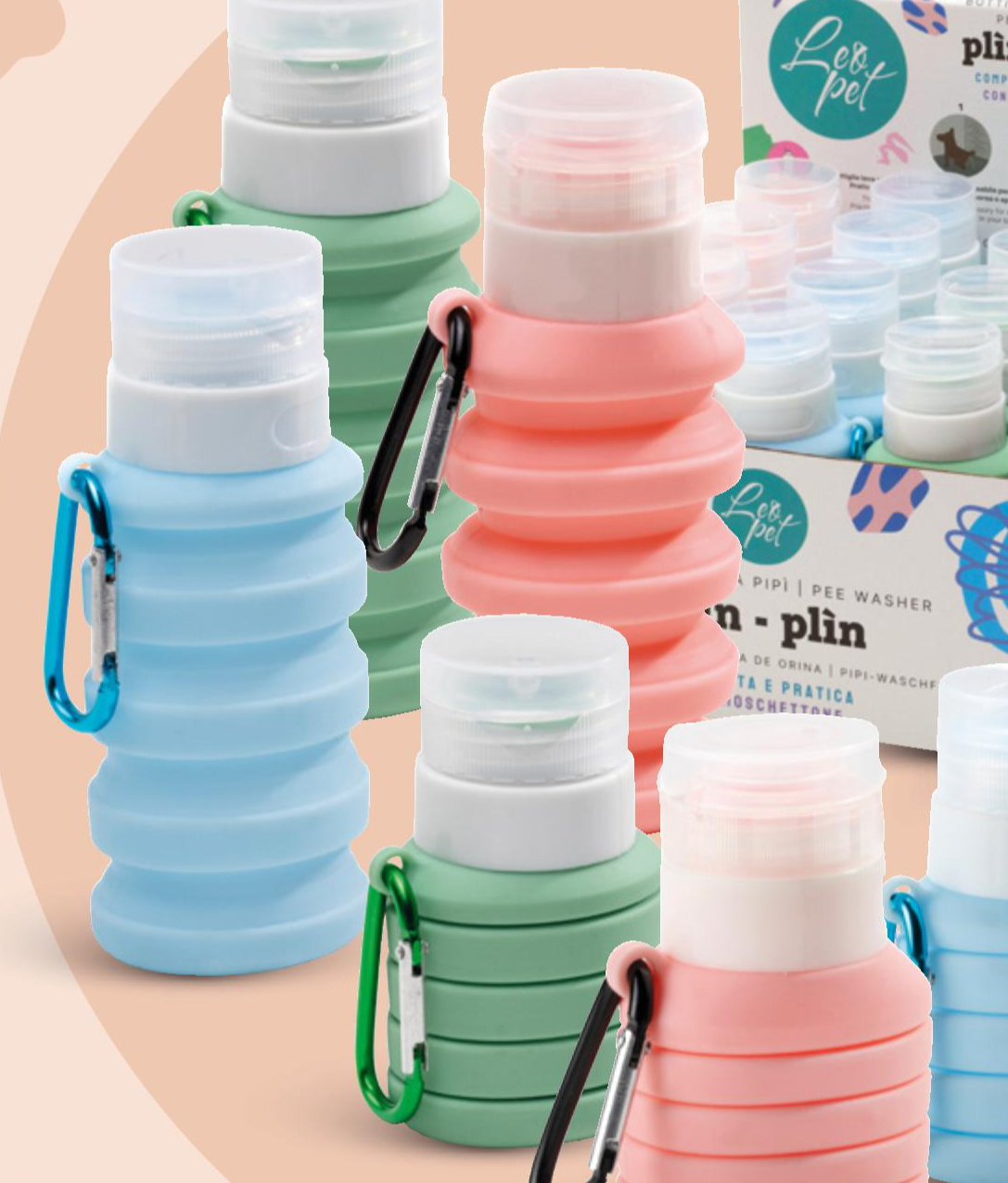 Mini silikonska bočica za vodu 1 kom Leo pet - Akcija u trgovini Interspar