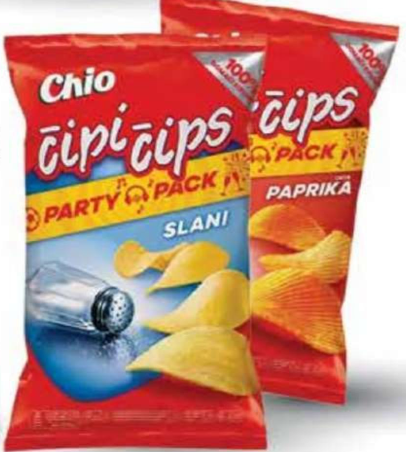 Chio Čipi Čips 190 g ili 200 g - Akcija u trgovini Lidl