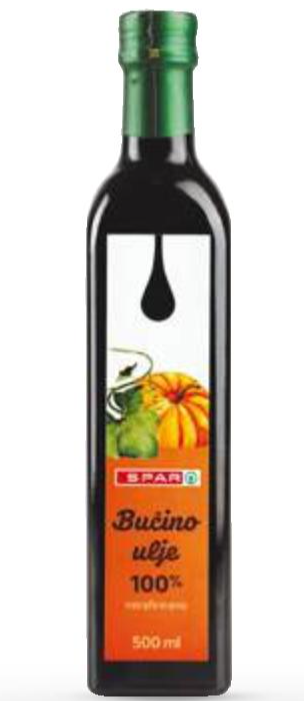 Bučino ulje 0,5 L Spar - Akcija u trgovini Spar
