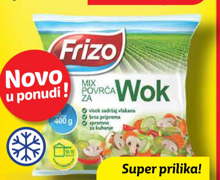 Frizo Wok mix 400 g - Akcija u trgovini Plodine