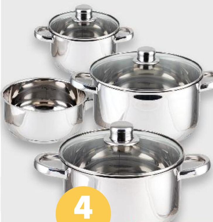 Elo Set posuđa 4 kom Fackelmann - Akcija u trgovini Kaufland