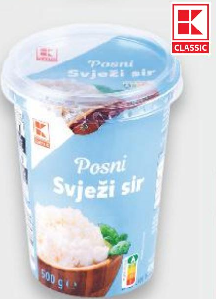 Classic Svježi sir 500 g - Akcija u trgovini Kaufland