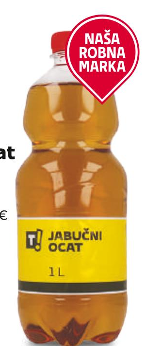 T! Jabučni ocat 1 L Akcija u trgovini Tommy