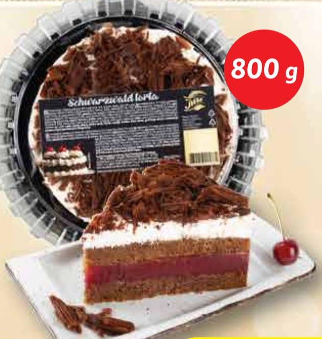 Oho! Schwarzwald torta 800 g - Akcija u trgovini Plodine