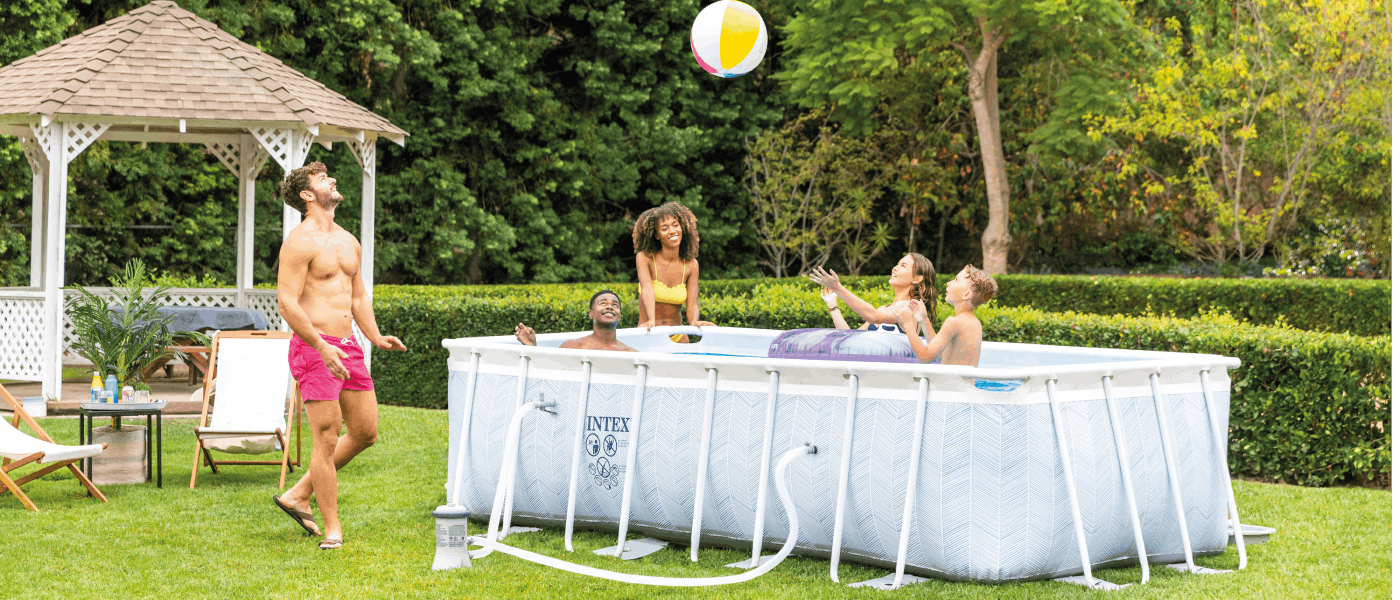 Montažni bazen Intex CHEVRON PRISM 4 x 2 x 1 m - Akcija u trgovini Pevex