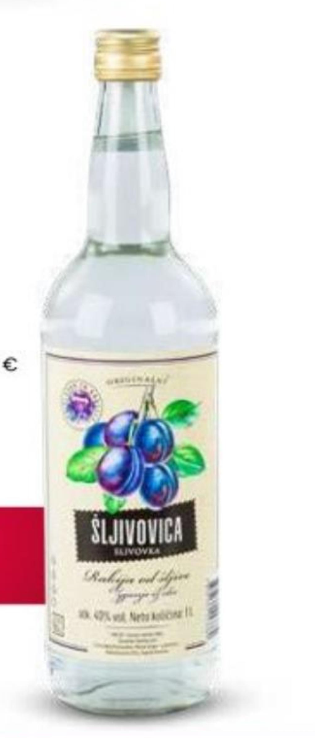 Rakija Šljivovica 1 l - Akcija u trgovini Eurospin