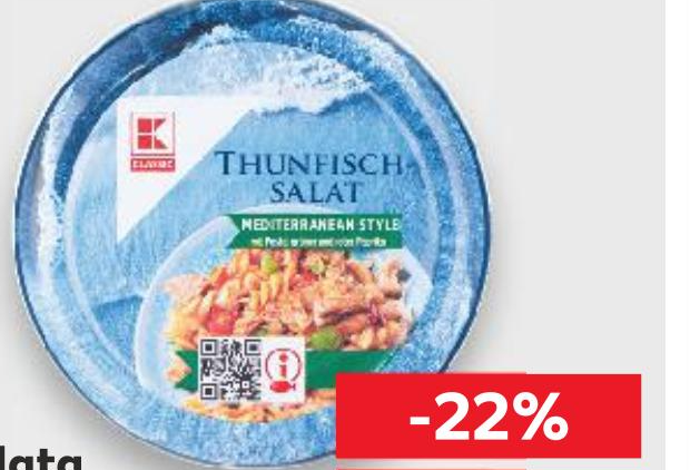 Tuna salata 220 g K Classic - Akcija u trgovini Kaufland