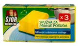 Spužva abrazivna 3 kom Šjor kućanstvo - Akcija u trgovini Studenac
