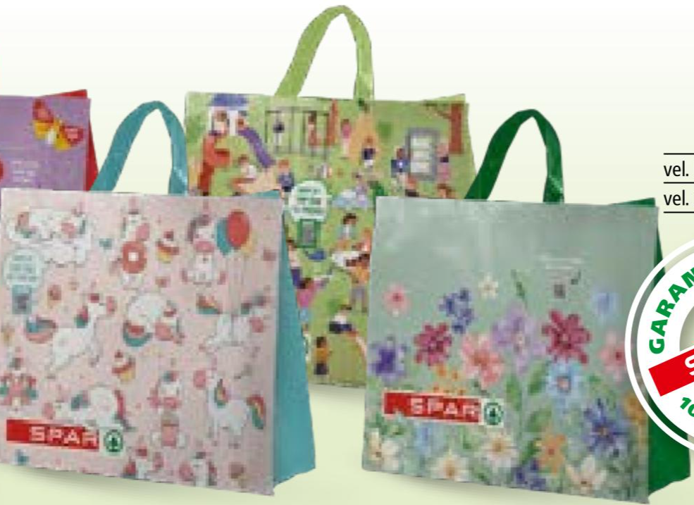 Vrećica za kupovinu SPAR 1 kom - Akcija u trgovini Interspar
