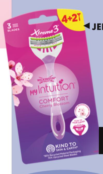 Wilkinson Xtreme 3 beauty 3+1 kom - Akcija u trgovini Bipa